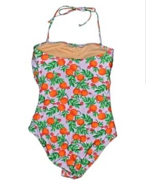 J. Crew One-Piece Swim Orange